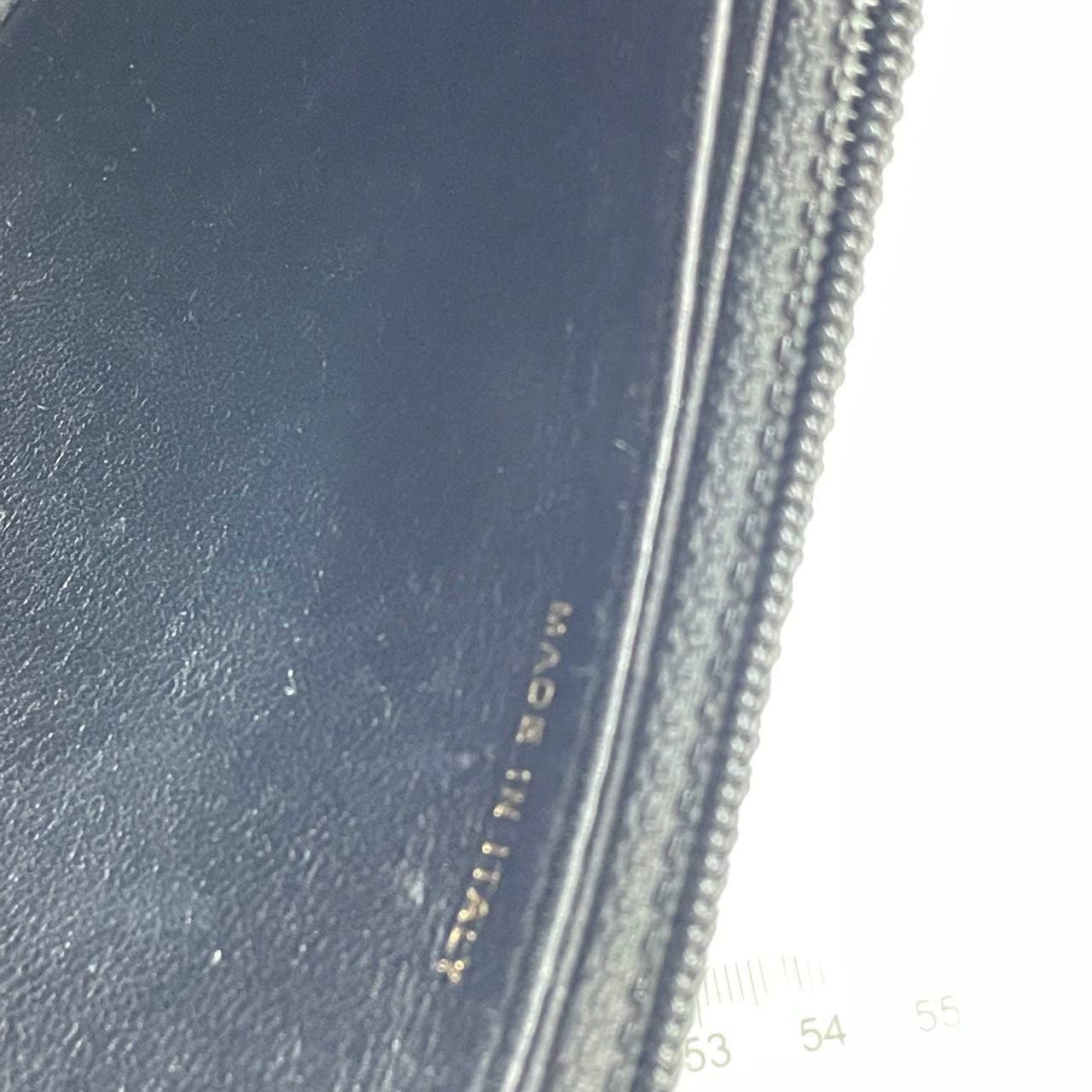 Chanel Wallet on Chain WOC Boy Black Calfskin Leather Chevron Wrinkled Effect 8