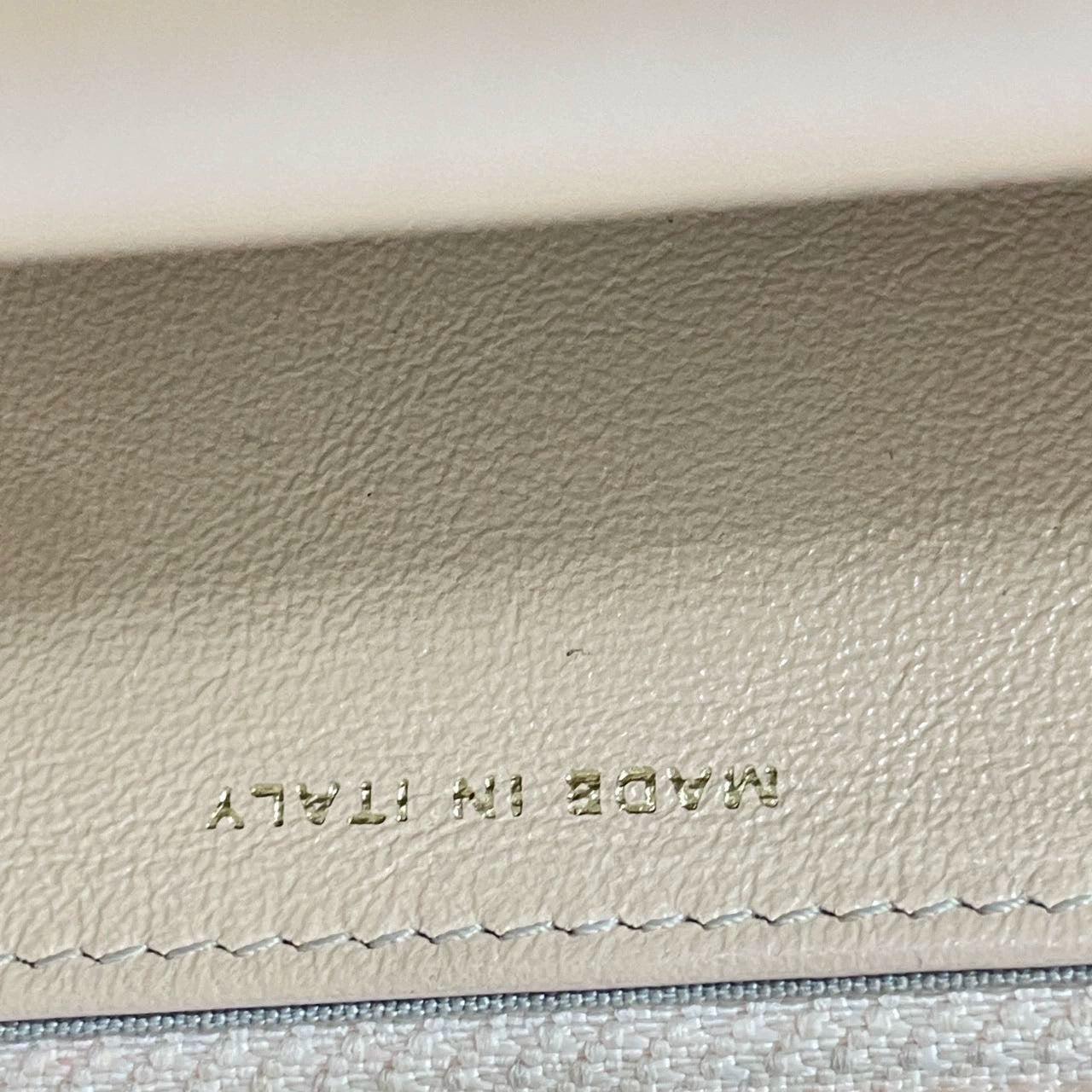 Chanel Wallet on Chain WOC Double CC Beige Caviar Leather 3