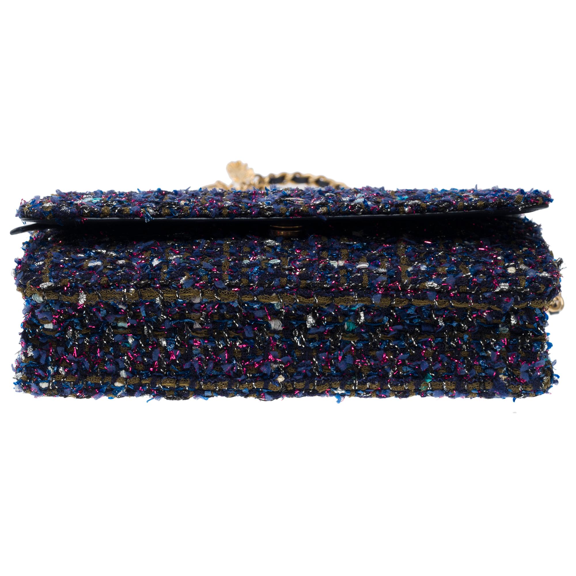 Chanel Wallet on Chain (WOC)  shoulder bag in Multicolor Tweed, MGHW 6