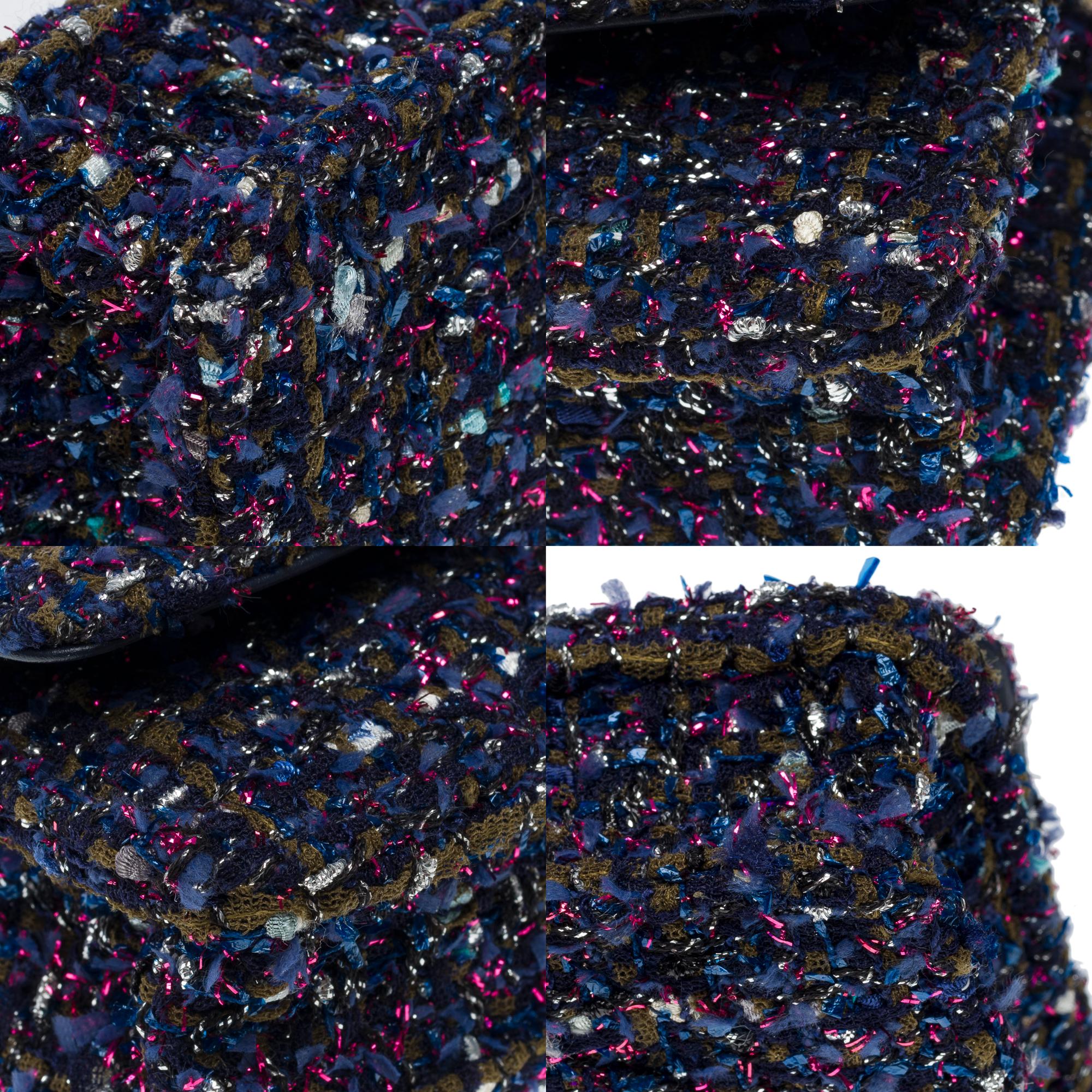 Chanel Wallet on Chain (WOC)  shoulder bag in Multicolor Tweed, MGHW 7