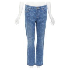 Chanel Denim Pants - 38 For Sale on 1stDibs  chanel denim trousers, chanel  denim jeans, chanel jeans
