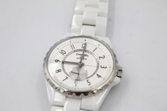 Chanel watch J12 in white ceramic
