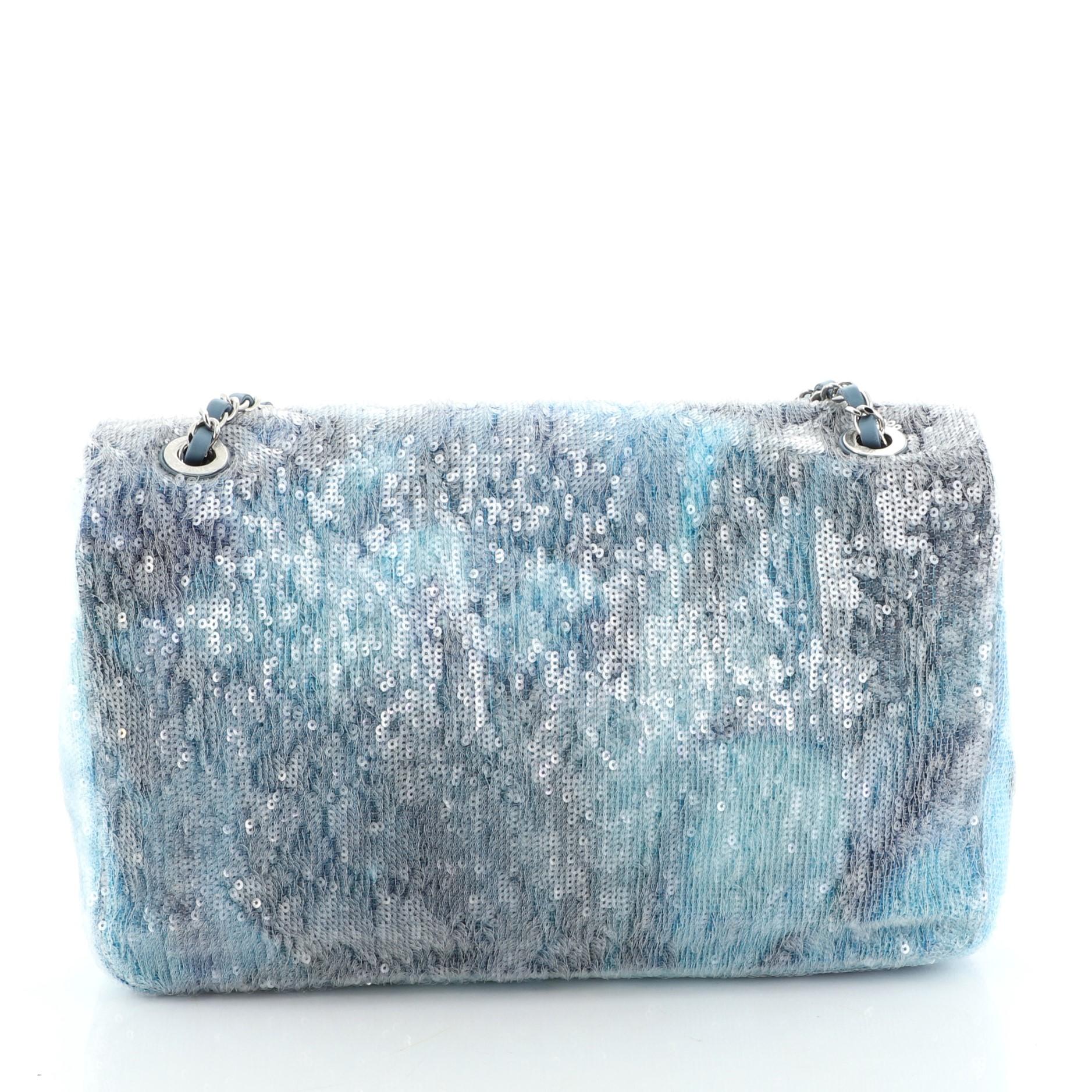 chanel waterfall sequin bag