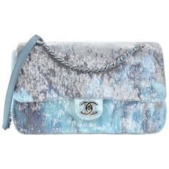 Chanel Waterfall CC Flap Bag Sequins Large