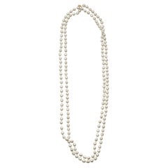 Chanel White 1981 Freshwater Pearl Necklace