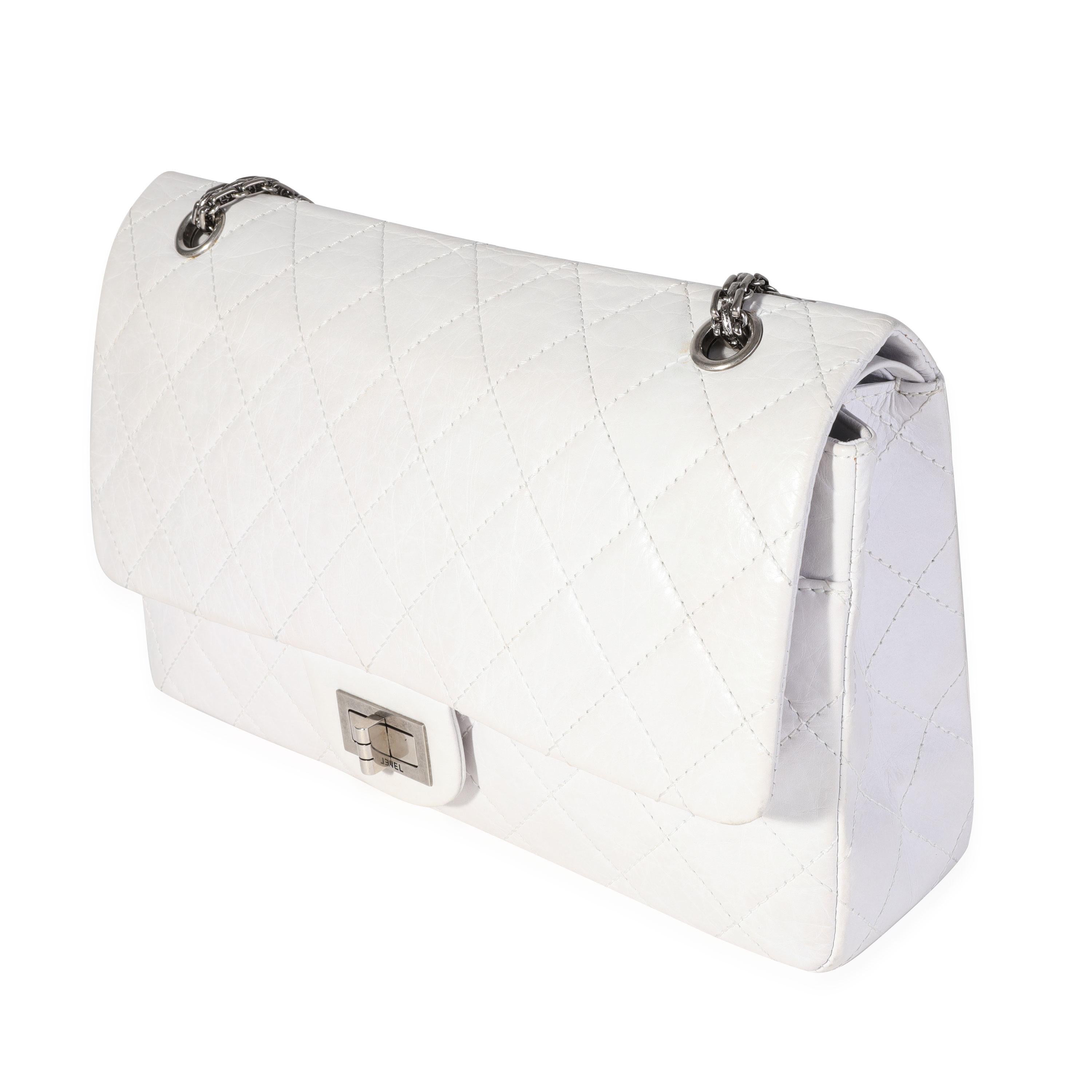 chanel 2.55 white