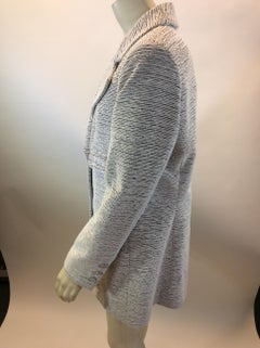 Chanel White and Black Blazer