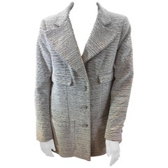 Chanel White and Black Blazer