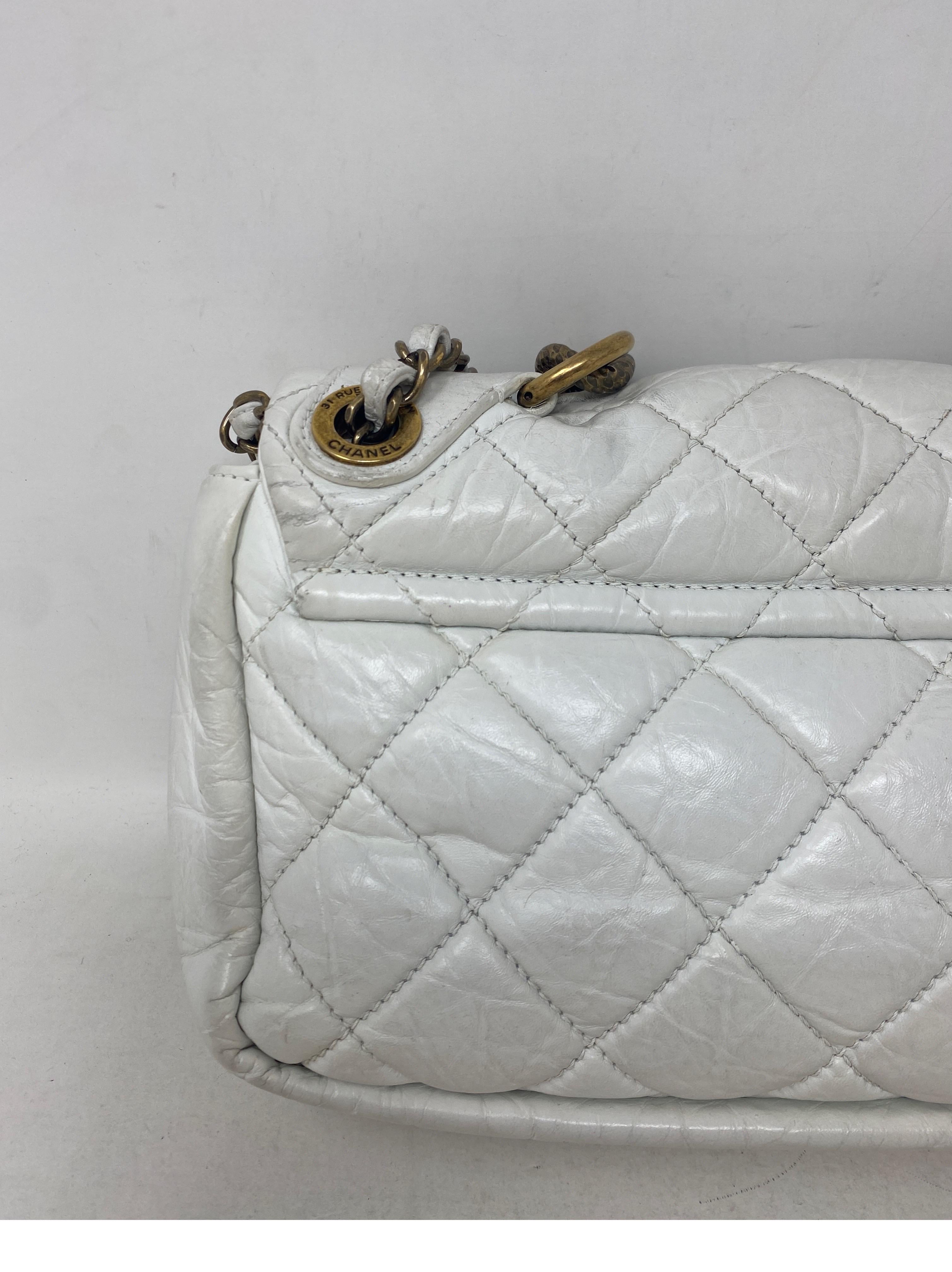 Chanel Weiße Tasche im Angebot 11