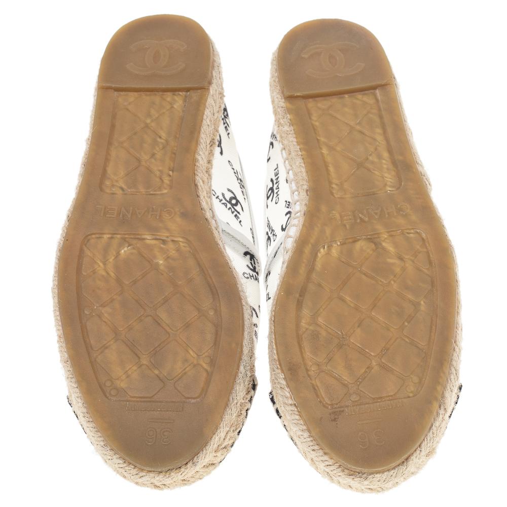 Chanel shoes are known for their unique designs that emanate the label's feminine verve and immaculate craftsmanship that makes their creations last season after season. Crafted from mesh and fabric, these espadrille flats are a great combination of