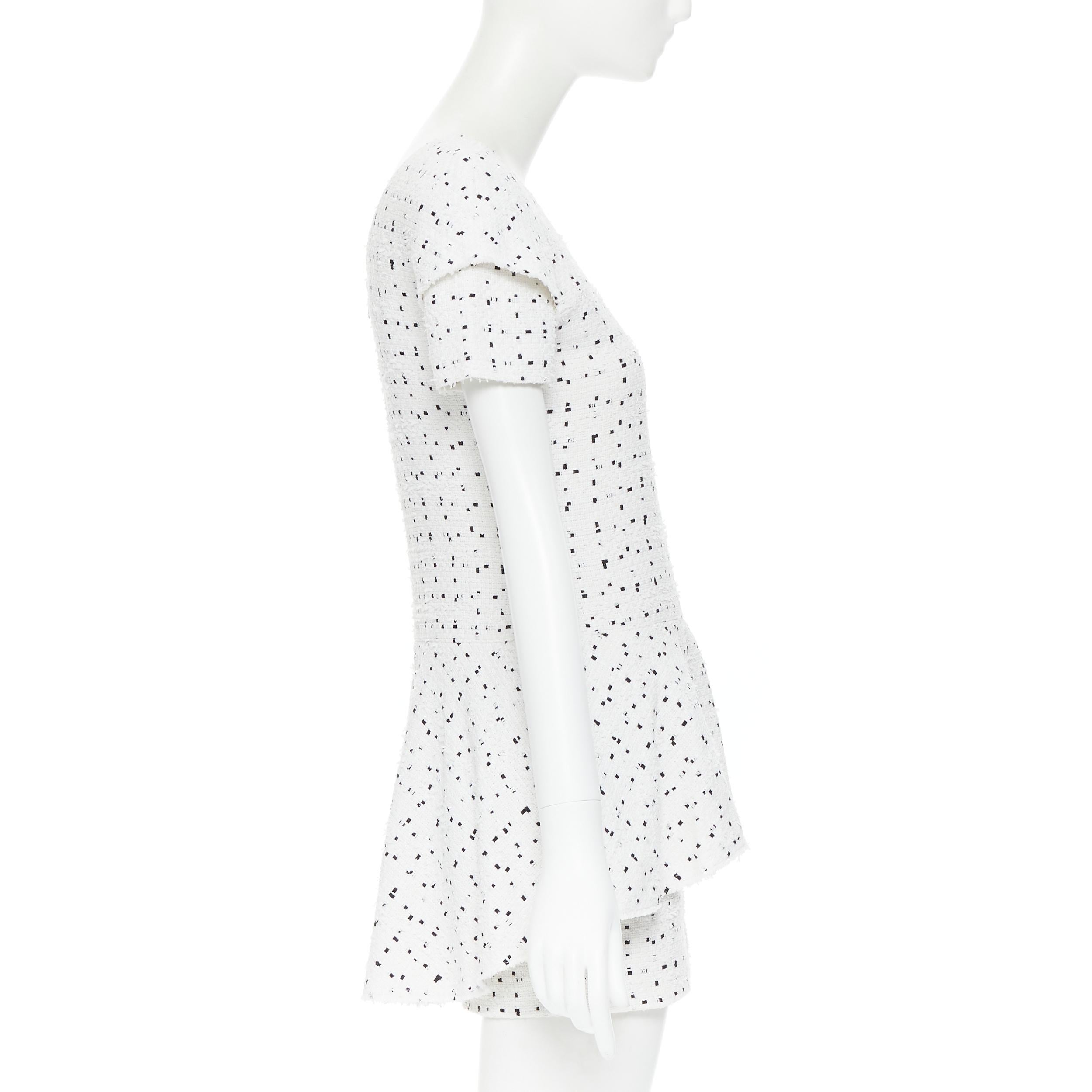 chanel white mini dress