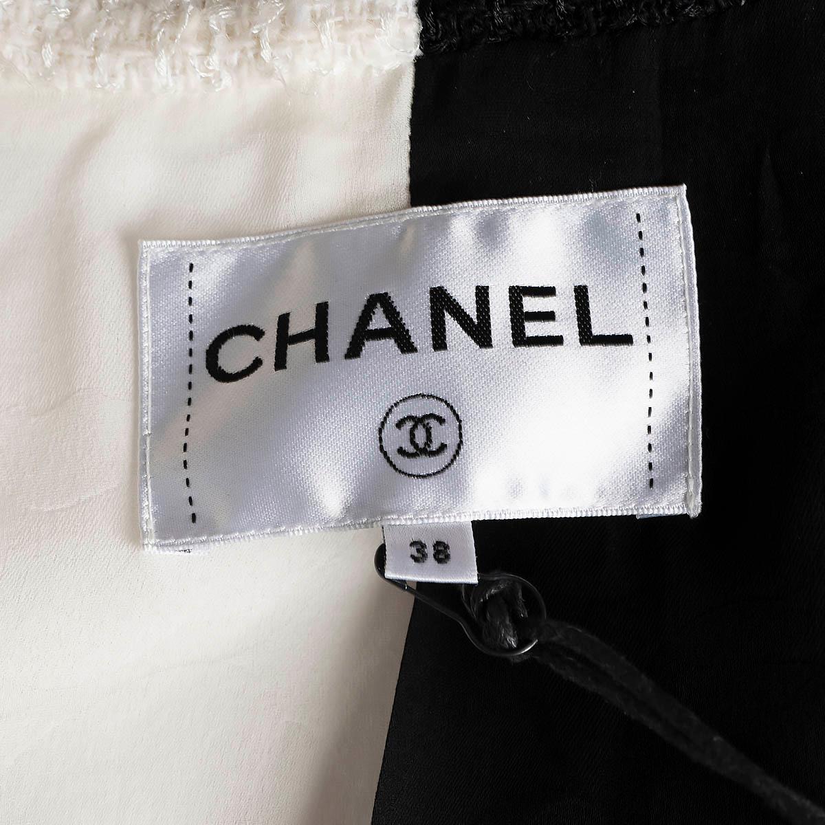 CHANEL white & black wool 2020 20A 31 RUE CAMBON TWEED Jacket 38 S 4