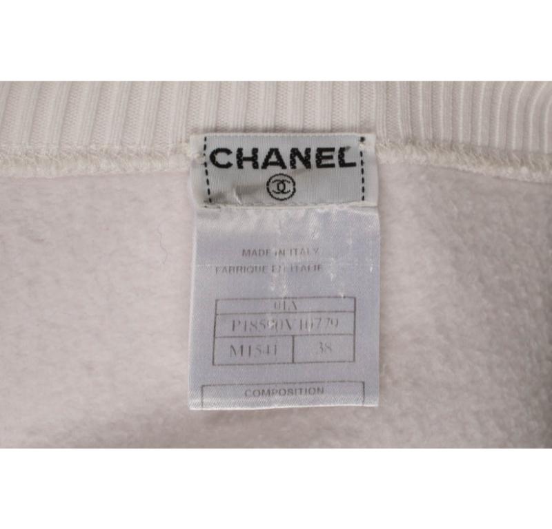 Chanel White Blended Cotton Pullover, 2001 4