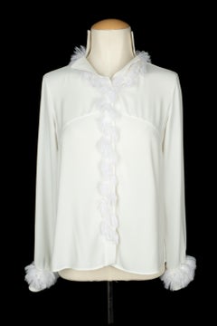 Chanel white blouse