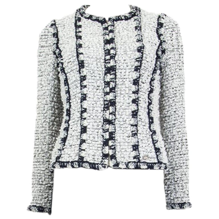 Chanel Lurex Tweed Boucle Jacket For Sale at 1stDibs