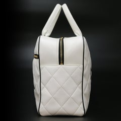 Chanel White Bowling Bag