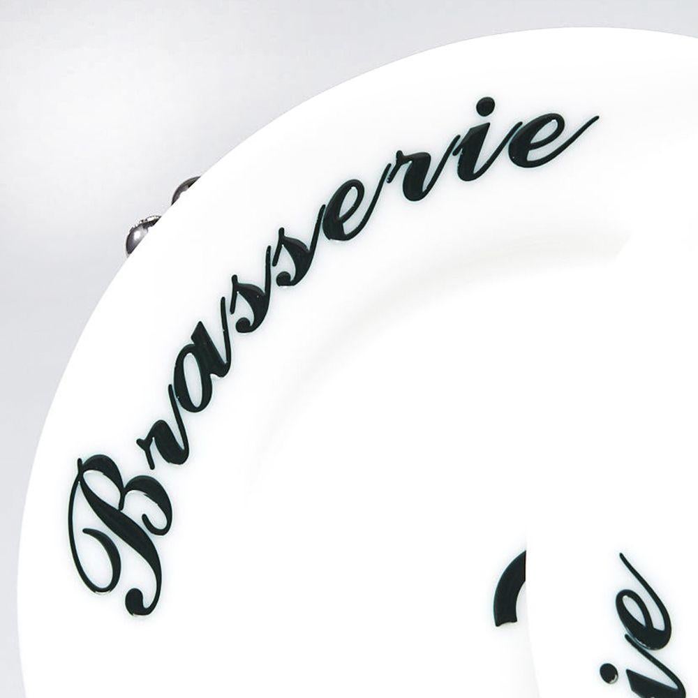 Women's Chanel White Brasserie Gabrielle Plate Bag