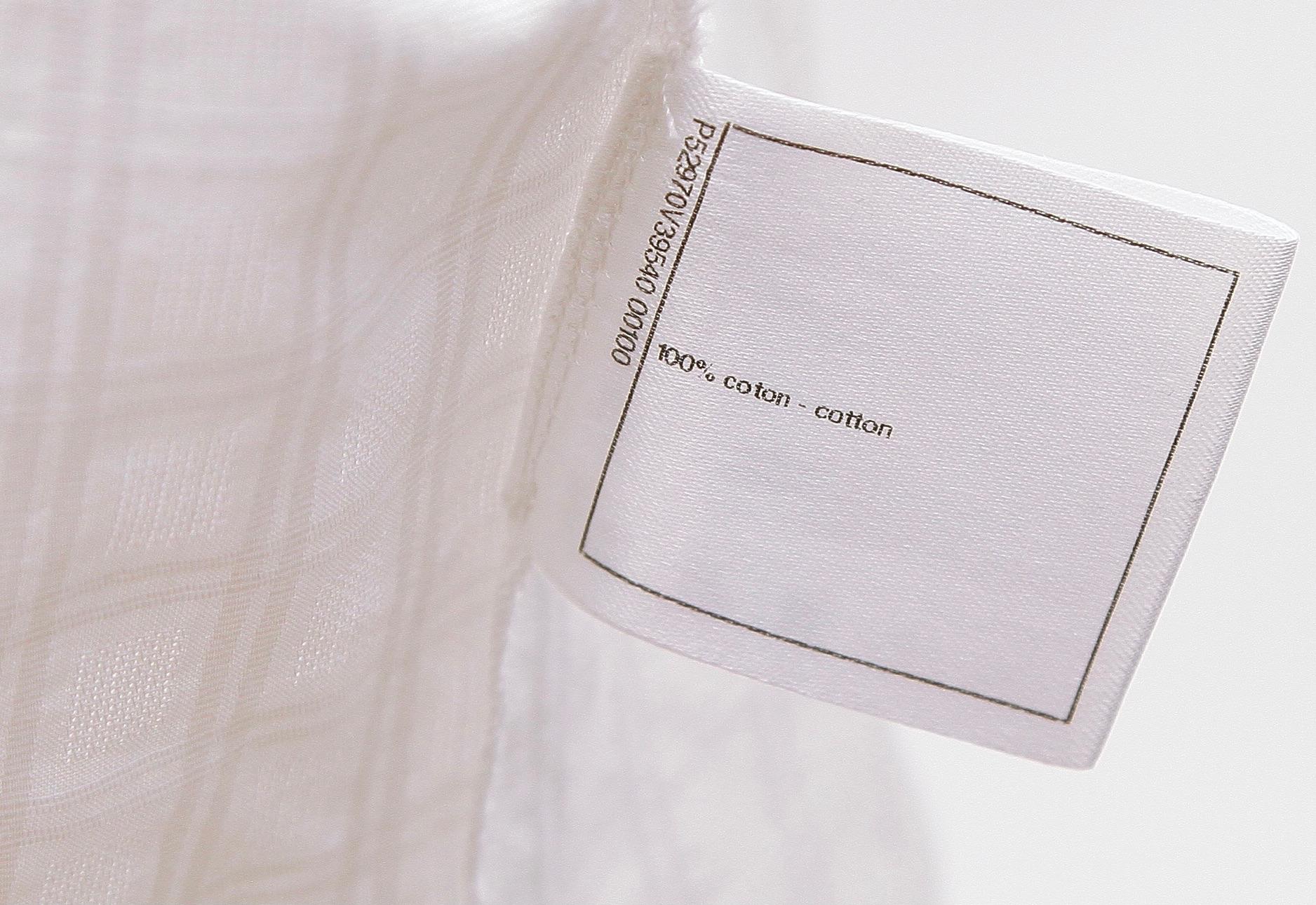 CHANEL White Button Down Blouse Shirt Top Silver CC Short Sleeve Sz 40 2016 5