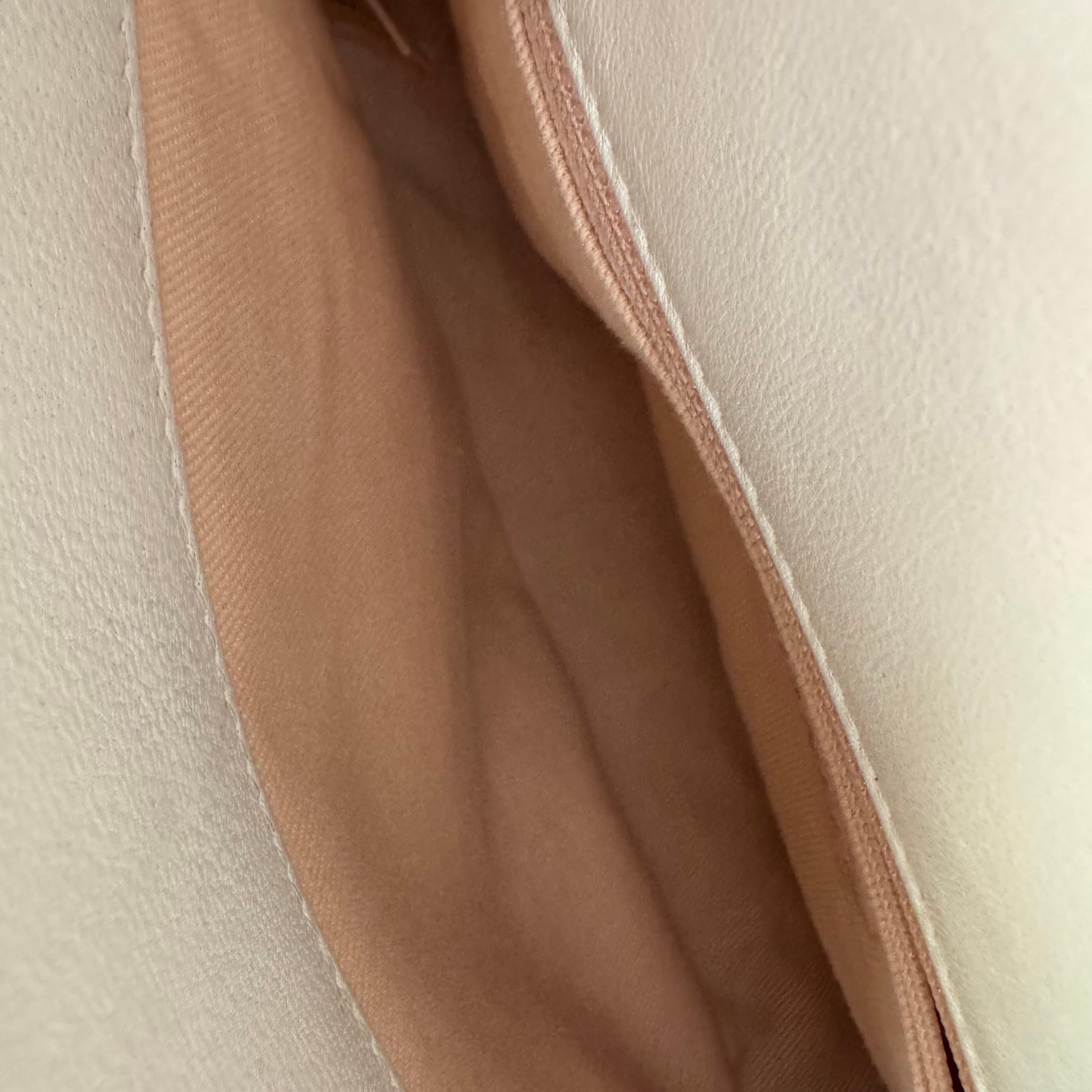 Chanel White Calfskin Leather Embellished Flap Saddle Bag, 2018-19 6