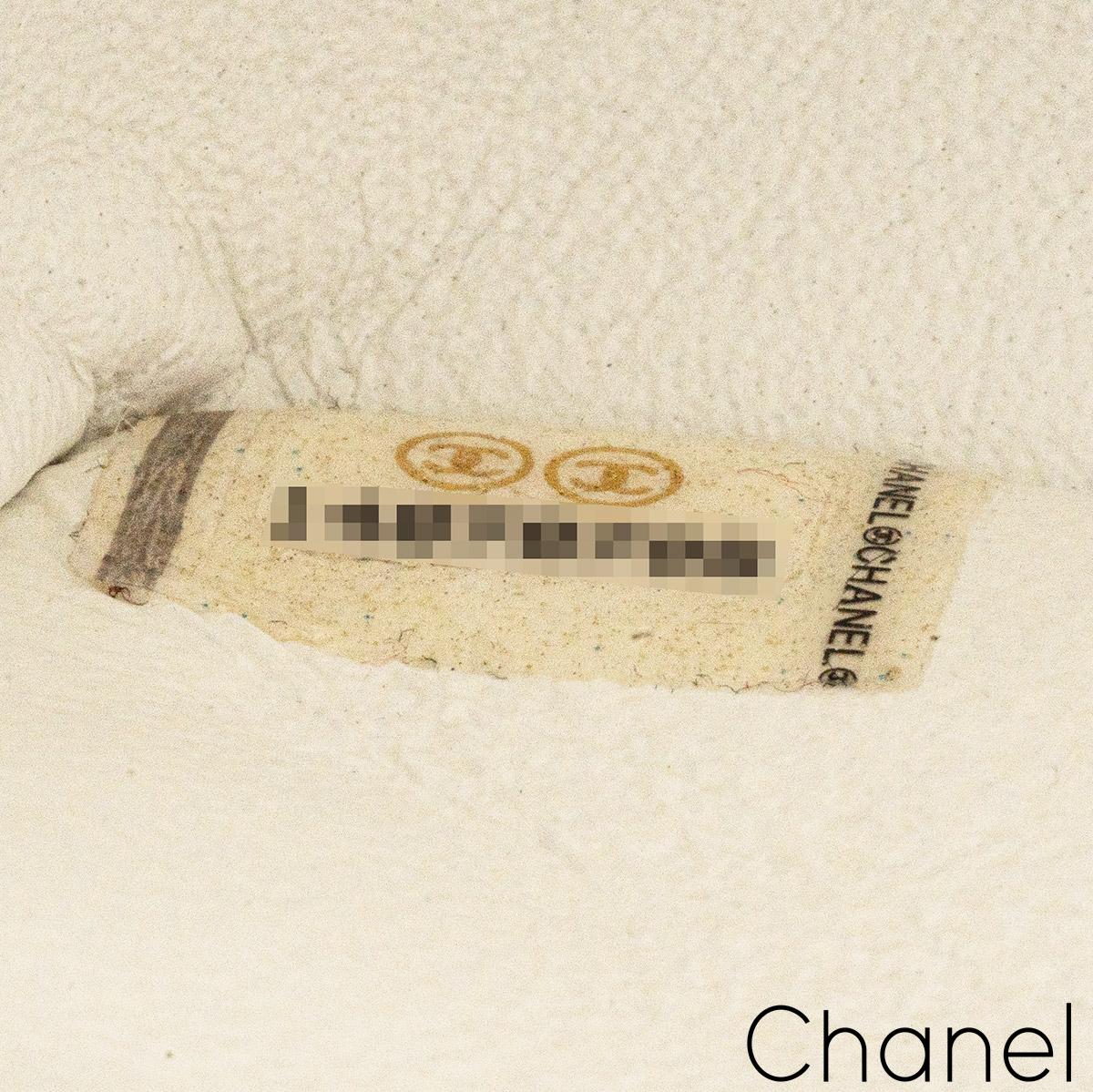 Chanel White Caviar Jumbo Classic Double Flap Bag with Gold Hardware 1