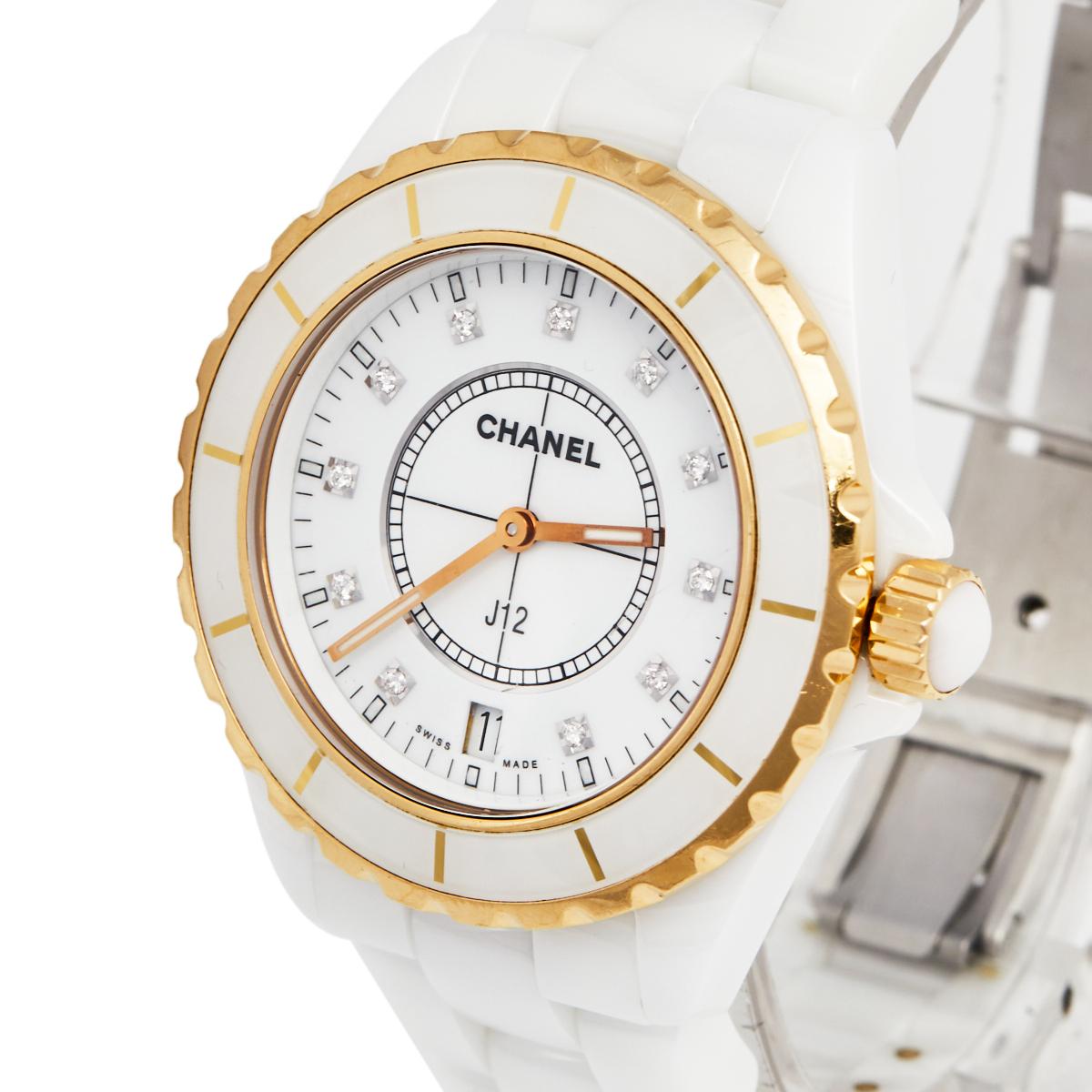 rose gold chanel watch ladies