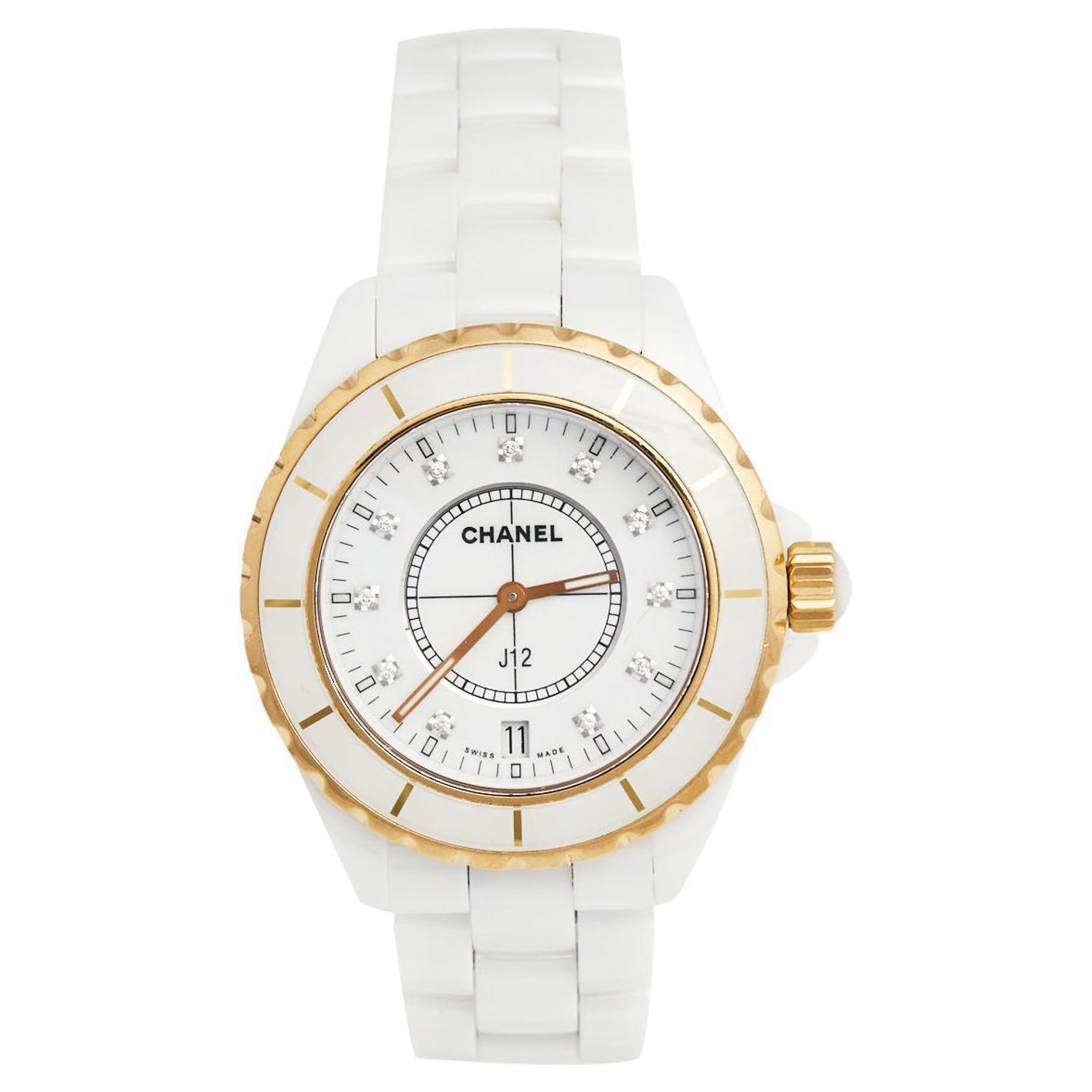 White Chanel J12 Watches - 12 For Sale on 1stDibs