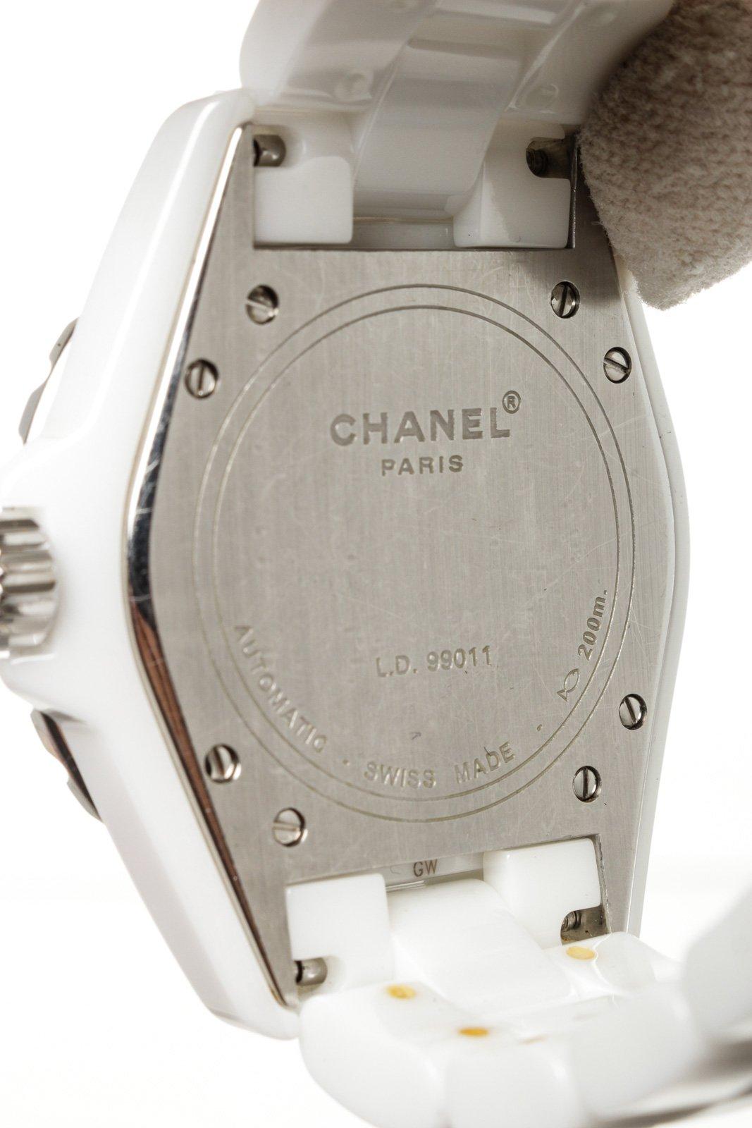 Women's Chanel White Ceramic Watch