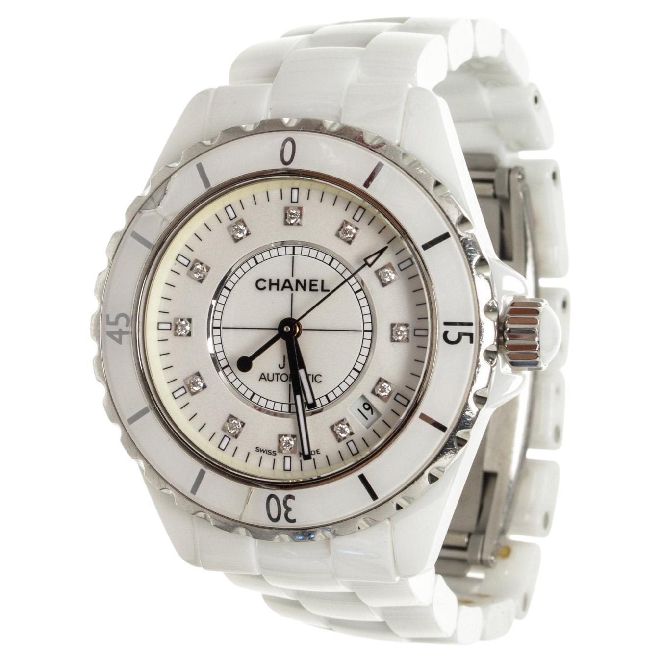 Chanel White Ceramic Watch at 1stDibs