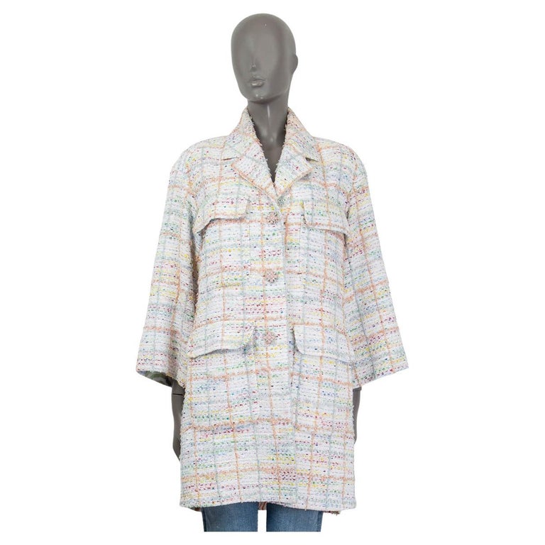 tweed chanel coat 36