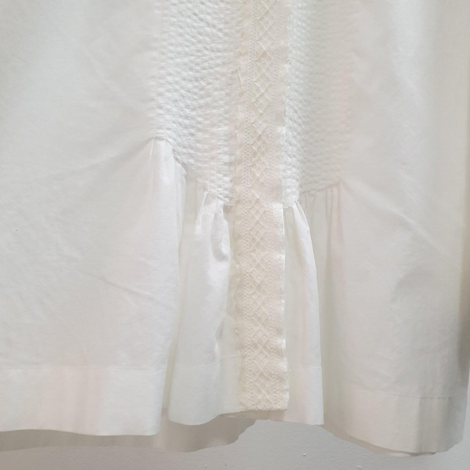 Weiße Chanel-Bluse aus Baumwolle Gr.36 Damen im Angebot
