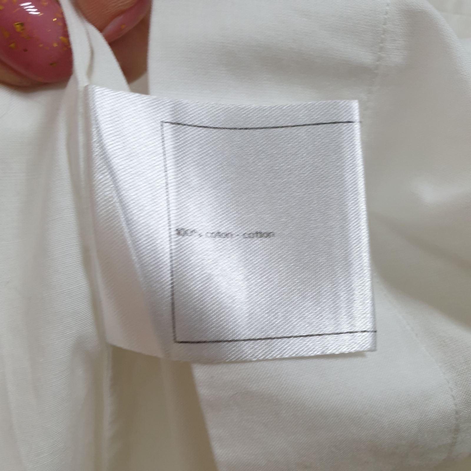 Chanel White Cotton Blouse Sz.36 For Sale 4