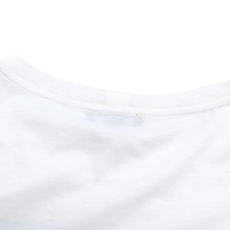 Chanel white cotton jersey crystal embellished Monte Carlo T-shirt In Excellent Condition For Sale In London, GB