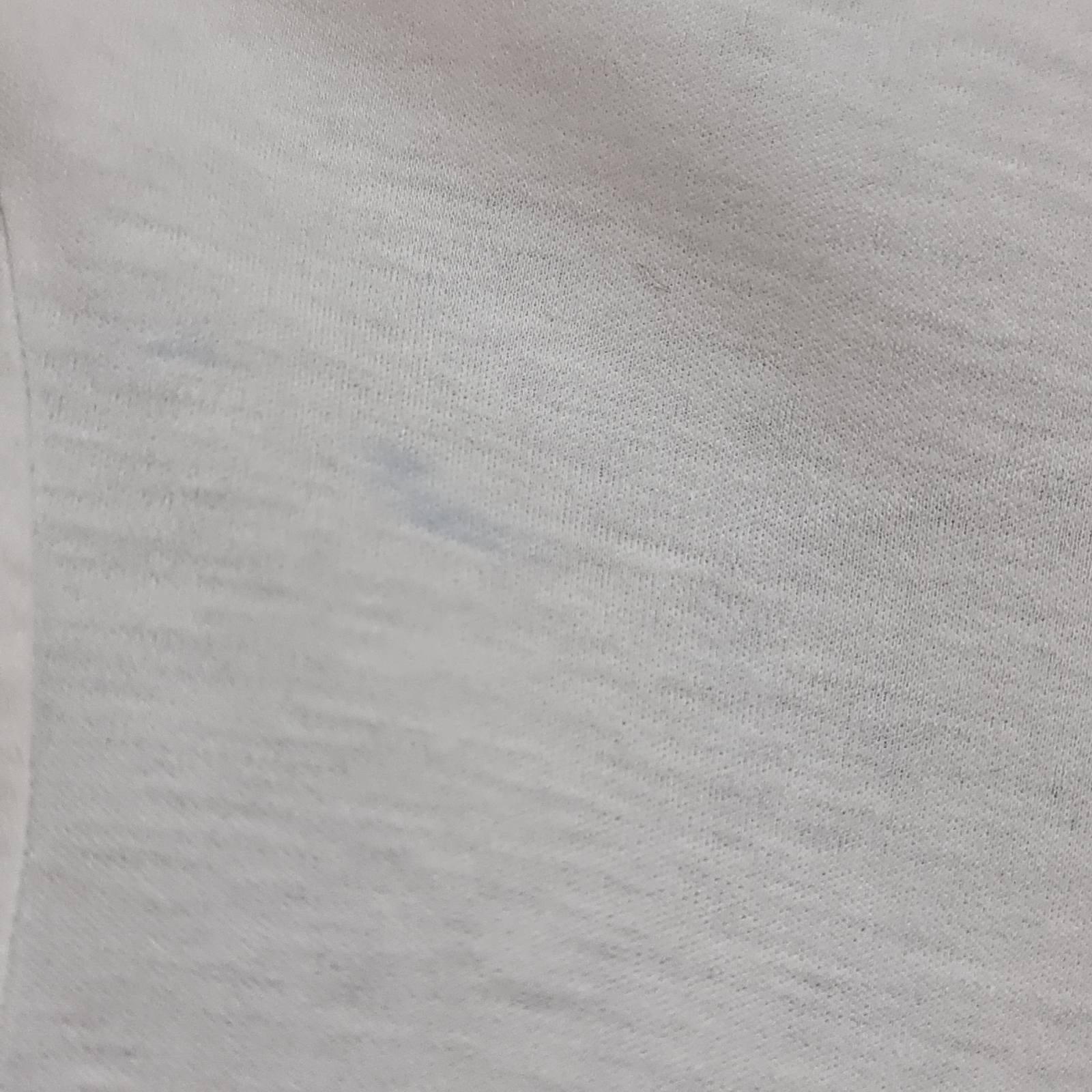 Chanel White Cotton Long Sleeve Velvet Detail Gabrielle T Shirt Top 3
