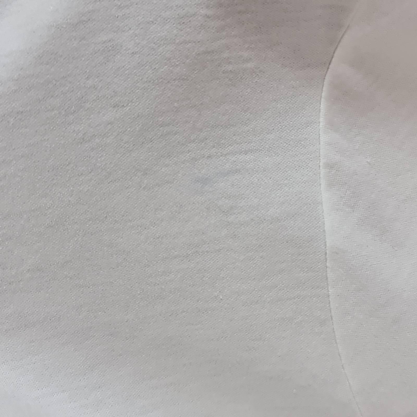 Chanel White Cotton Long Sleeve Velvet Detail Gabrielle T Shirt Top 4