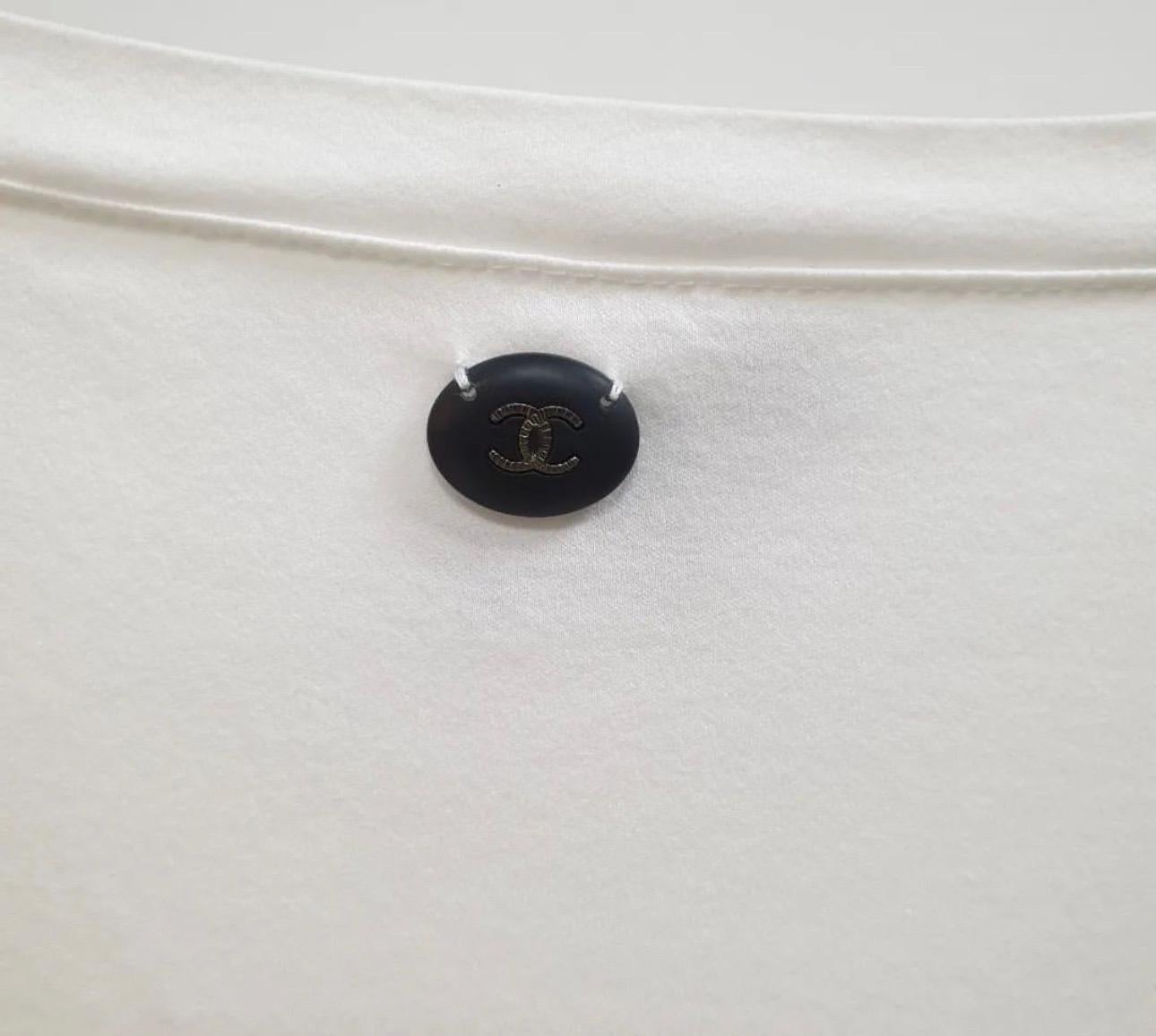 chanel white t shirt