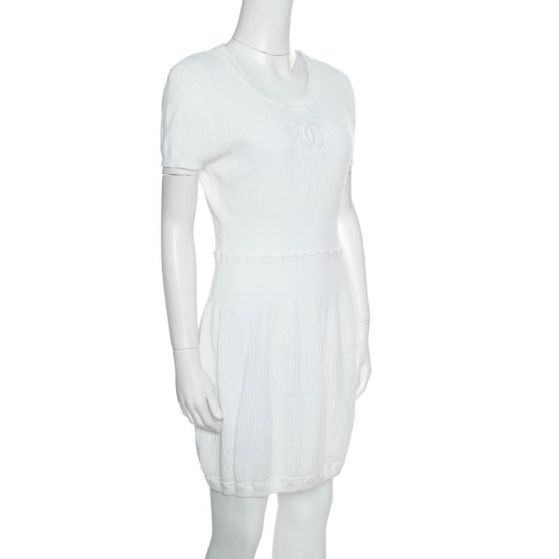 cotton ribbed dress