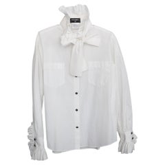 Chanel White Cotton Shirt
