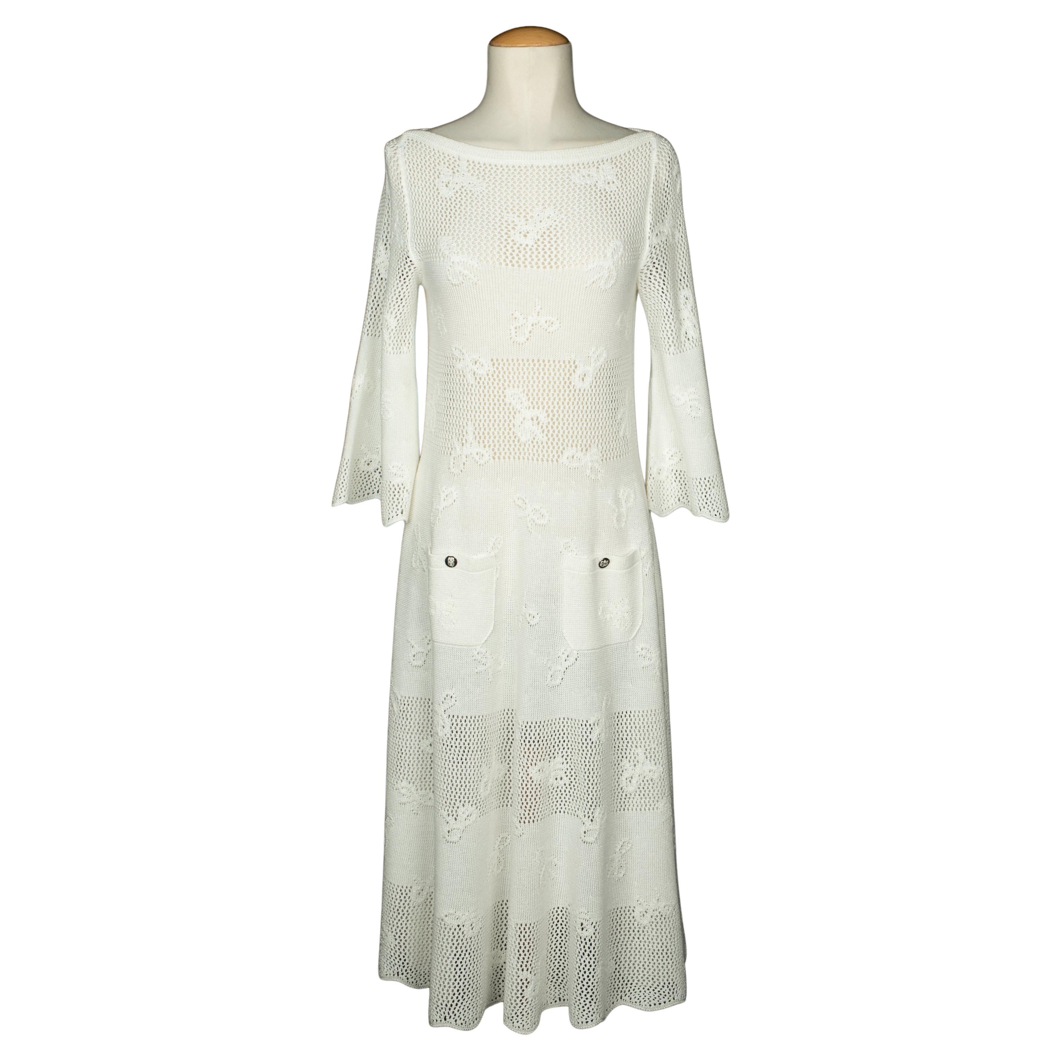 Chanel white dress en venta