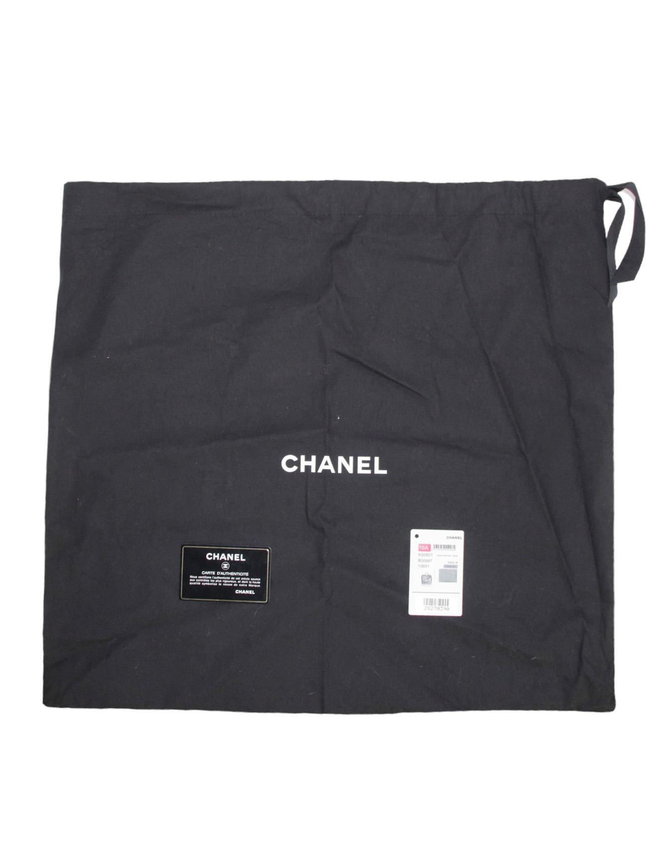 Chanel Paris-New York grand sac fourre-tout Coco en crocodile embossé blanc 5