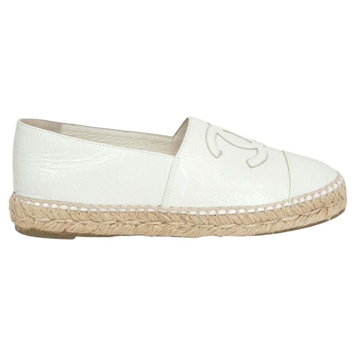 Chanel White Shoes  135 For Sale on 1stDibs  chanel white sneakers chanel  shoes white white chanel sneakers