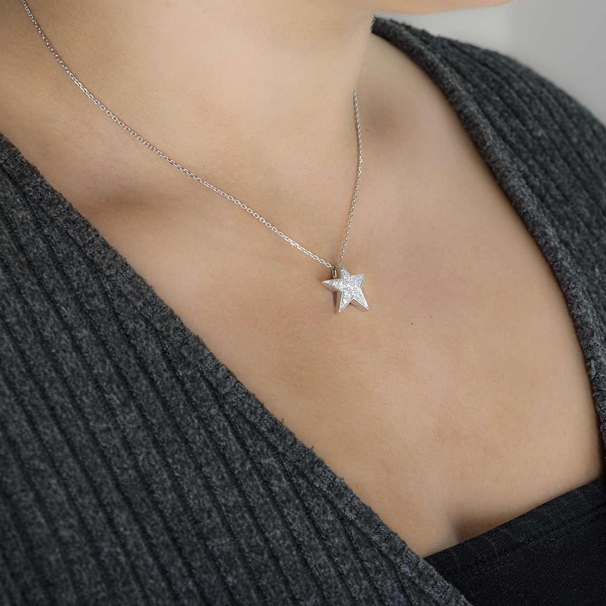 Chanel White Gold Comète Géode Diamond Necklace J0869 In Excellent Condition In Mayfair, London, London