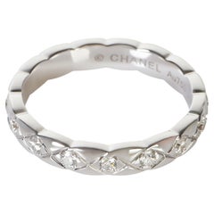 Chanel White Gold Diamond Mini Model Coco Crush Band