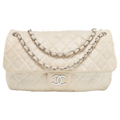 White And Gold Chanel Handbag - 144 For Sale on 1stDibs  white chanel bag, white  gold handbag, white and gold handbag