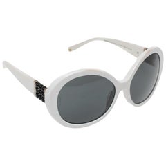 Chanel White / Grey 5159-H Pearle Round Sunglasses
