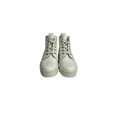 Chanel White High-top leather Sneakers  Sz.37