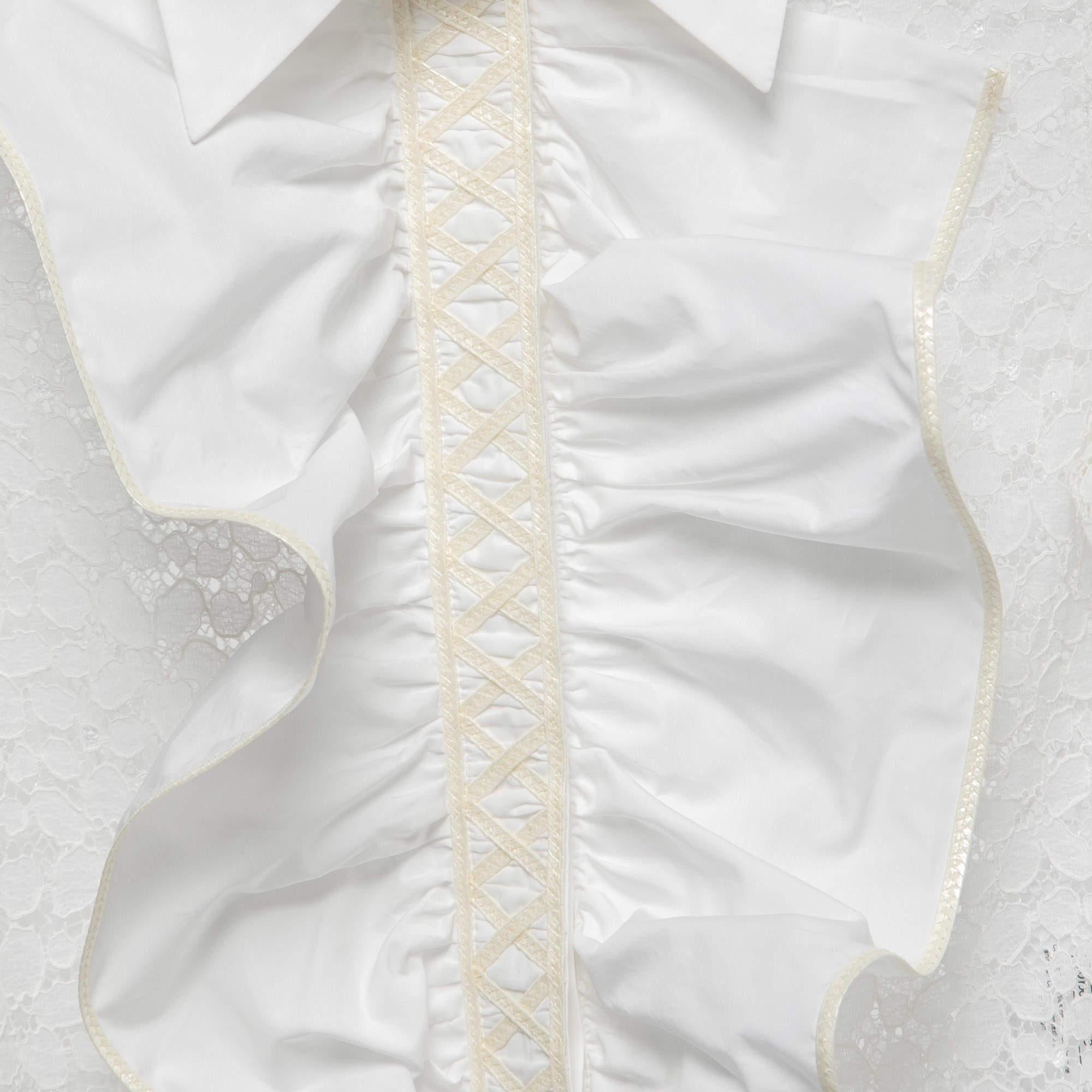 chanel white blouse