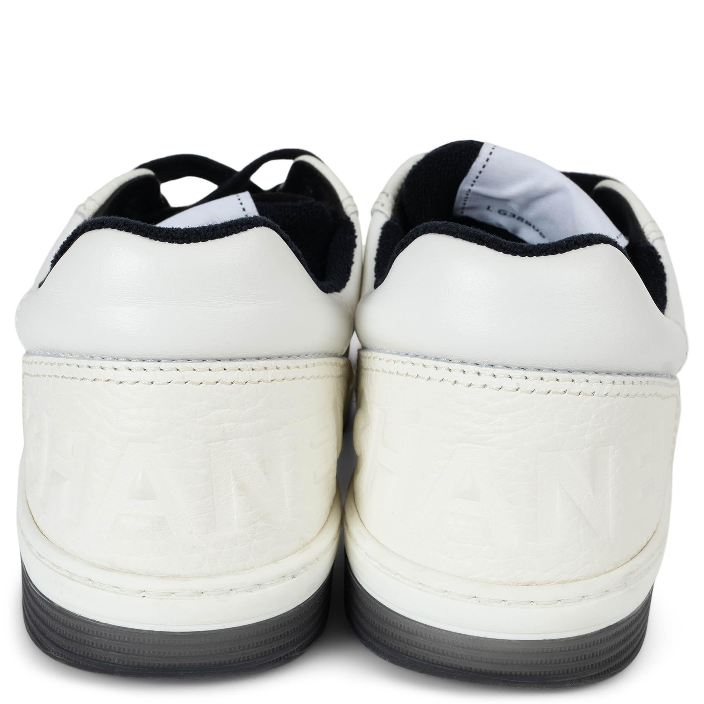 CHANEL Weiß Leder 22P LOW TOP Sneakers Schuhe 38.5 G38808 Damen