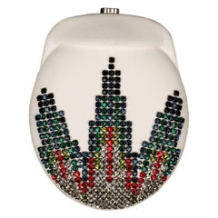 Chanel White Leather Bag, 2019