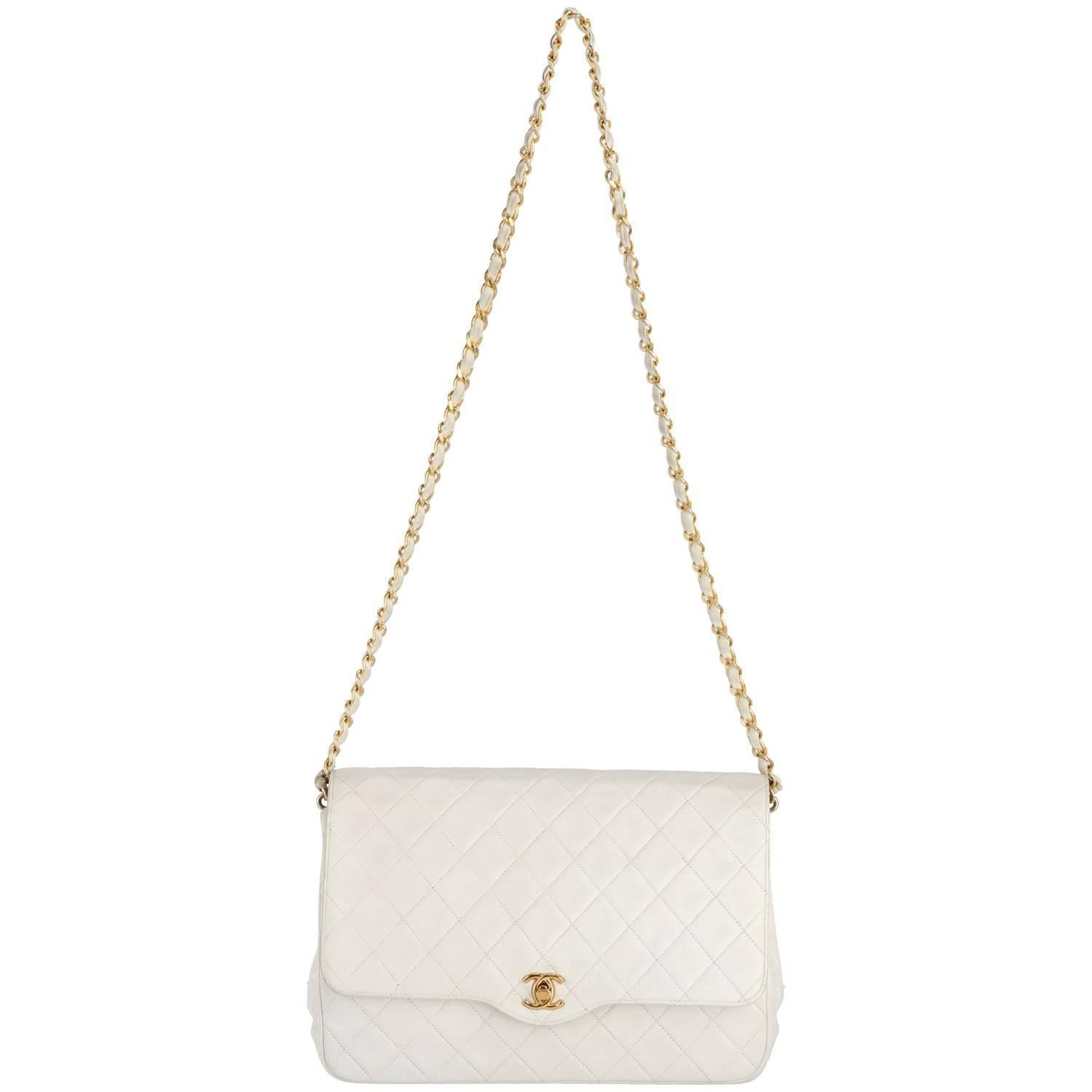 white leather purses