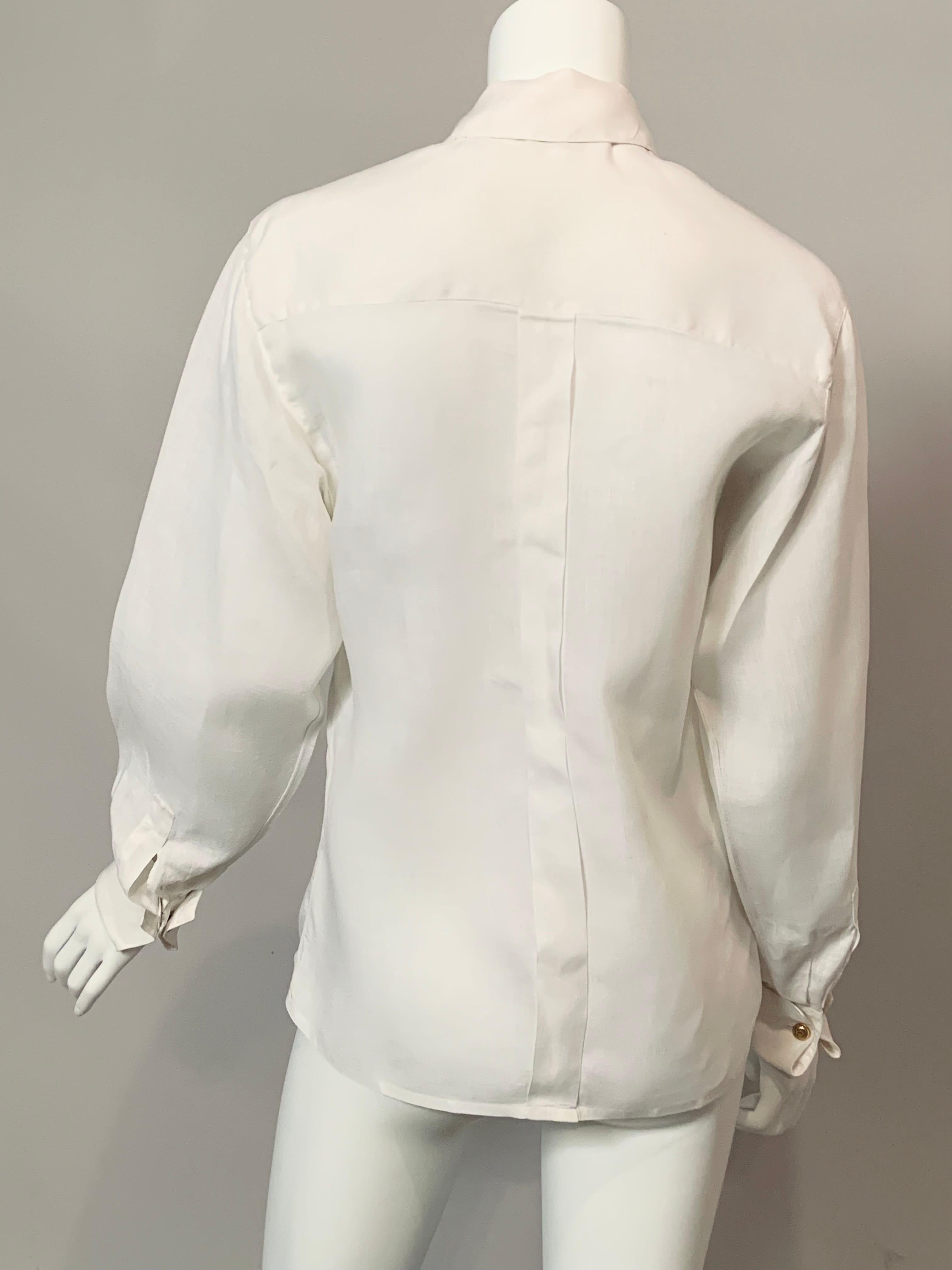 tuxedo blouse